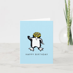 Handgezeichnet - PENGUIN - Wildtiere - Natur Karte