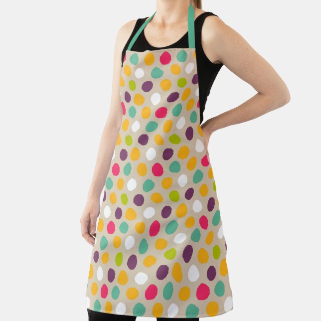 Handgezeichnet Polka-Punktmuster Schürze (InSitu)
