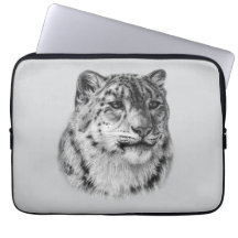 HandGezeichnet Snow Leopard