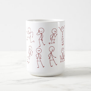 HandGezeichnet Stickman Collection Tasse