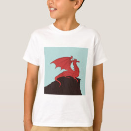 Handgezeichnet Stroke Dragon Design T-Shirt