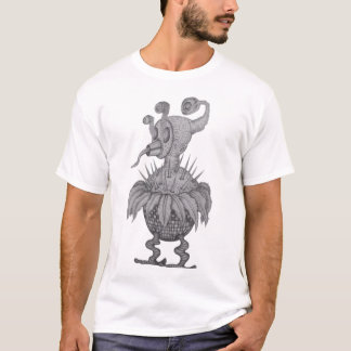 HandGezeichnet Surreal Fantasy Pflanze - Intricate T-Shirt