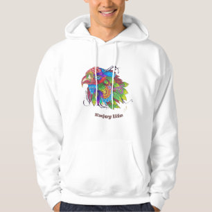 HandGezeichnet Vogelkunst Hoodie