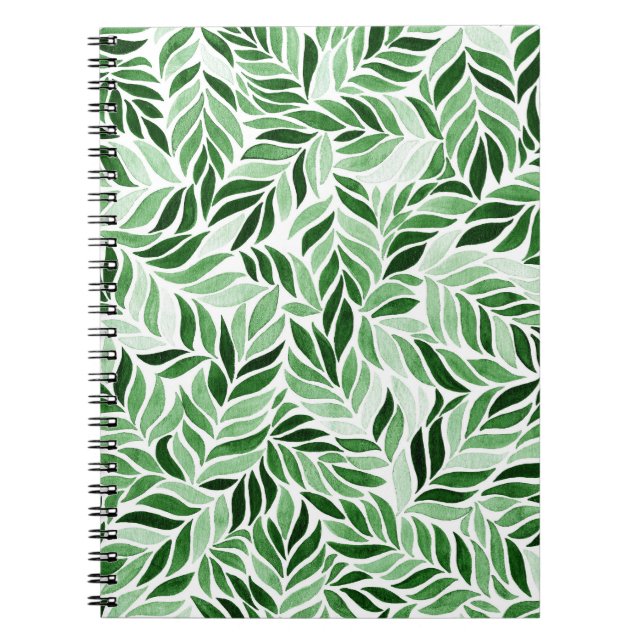 HandGezeichnet Wasserfarbe Abstrakt Nahtloses Must Notizblock (Vorderseite)