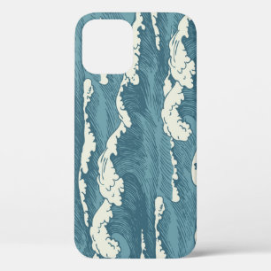 HandGezeichnet Waves Retro-Vintages Muster Case-Mate iPhone Hülle