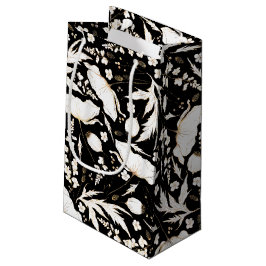 Handgezeichnet Wildblumen Elegant Modernes Gold Kleine Geschenktüte