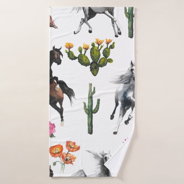 Handgezeichnete Abbildung. Nahtloses Muster. Niedl Badehandtuch (Badehandtuch)