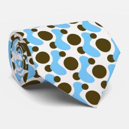 Handgezeichnete Abstrakte Bio Formen Necktie Krawatte