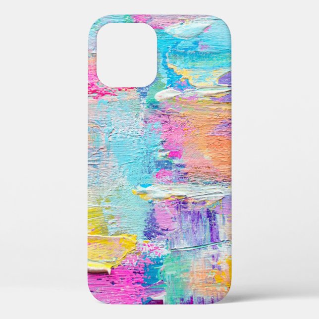 Handgezeichnete Acrylmalerei. Abstrakte Kunst Case-Mate iPhone Hülle (Rückseite)