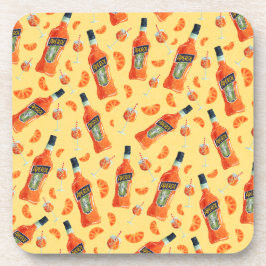 Handgezeichnete Aperol Spritz Cocktail Stunden Unt Getränkeuntersetzer