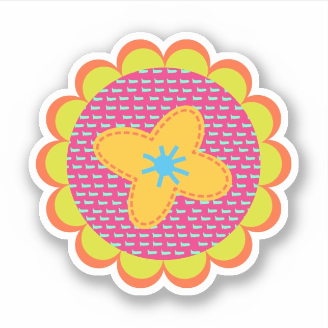 Handgezeichnete Artwork kundenspezifisch geschnitt Aufkleber (Vorderseite)