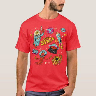 Handgezeichnete Außenflächen T-Shirt