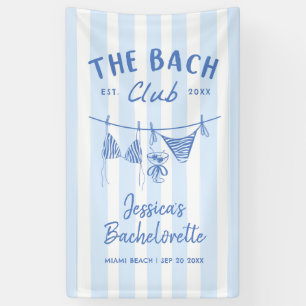 Handgezeichnete Bikinis Küsten-Junggesellinnen-Woc Banner