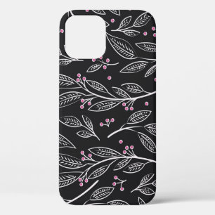 Handgezeichnete Blumen: Nahtloses Design Case-Mate iPhone Hülle