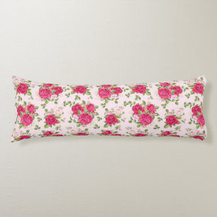 Handgezeichnete Blumenmuster-Blätter Nahtloses Mus Seitenschläferkissen