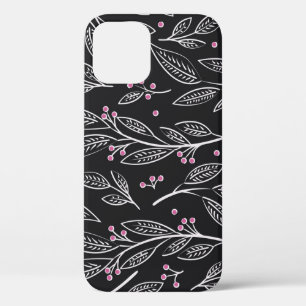 Handgezeichnete Blüte: Nahtloses Design Case-Mate iPhone Hülle