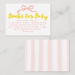 Handgezeichnete Bogen Bücher Für Baby Baby Shower Begleitkarte