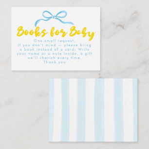 Handgezeichnete Bogen Bücher Für Baby Baby Shower Begleitkarte