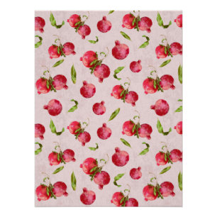 Handgezeichnete botanische Illustration eines Gran Poster