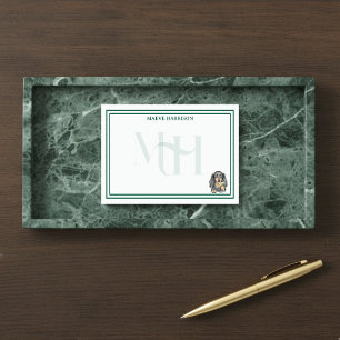 Handgezeichnete Dackel Martini-Glas Post-it Klebezettel