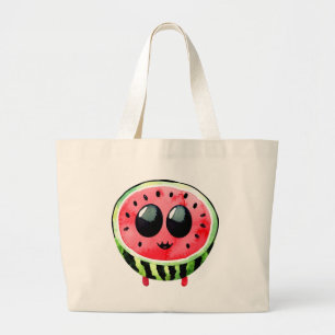 Handgezeichnete Design-Tasche-Beutel: Fruit-Emoji Jumbo Stoffbeutel