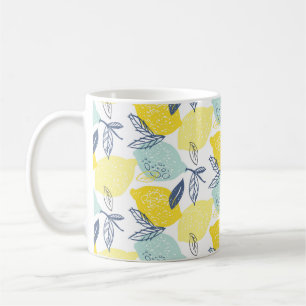 Handgezeichnete Doodle-Limonade-Nahtloses Muster Kaffeetasse
