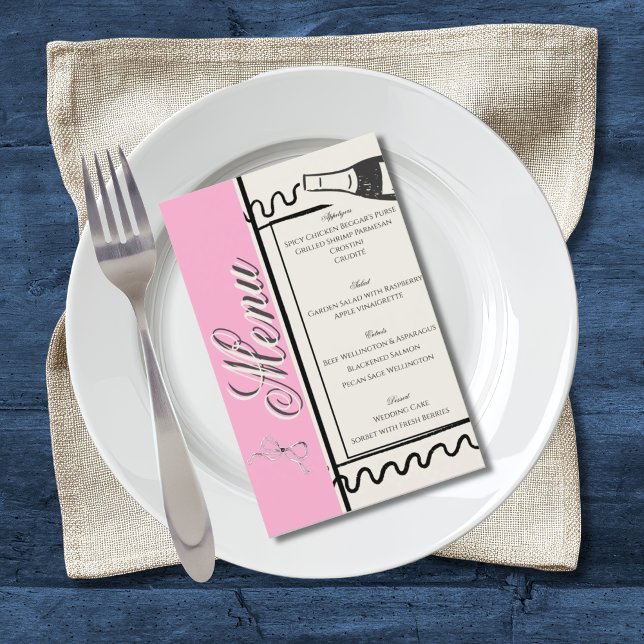 Handgezeichnete elegante einfache rosa und cremefa flyer (Von Creator hochgeladen)