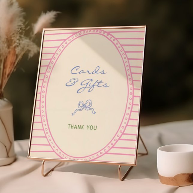 Handgezeichnete farbenfrohe Karten und Geschenkzei Poster (Von Creator hochgeladen)