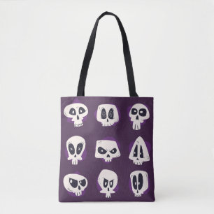 Handgezeichnete Flatdia de muertos skulls collecti