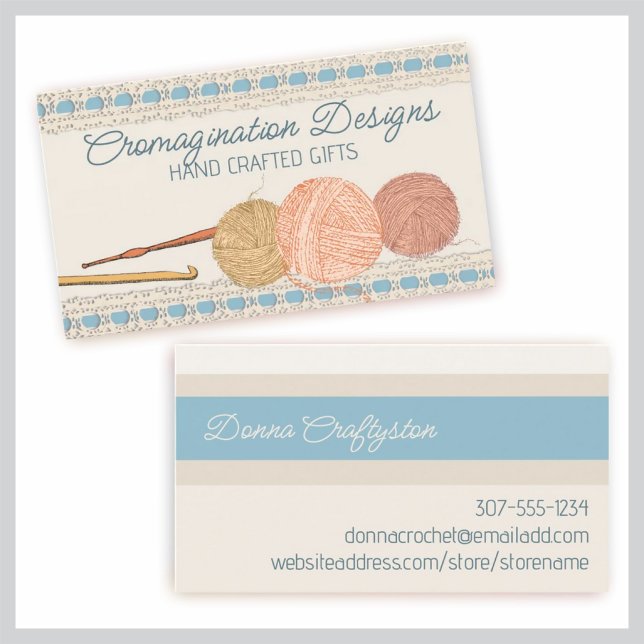 Handgezeichnete Garnkronenhaken mit Geschenkkarte (Von Creator hochgeladen)