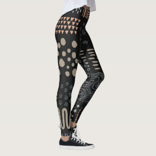 Handgezeichnete Gestaltungselemente - Formen versc Leggings