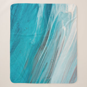 Handgezeichnete Gouachmalerei. Abstrakte Kunst Sherpadecke