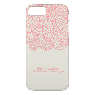 Handgezeichnete Henna-Muster Design Business Case-Mate iPhone Hülle
