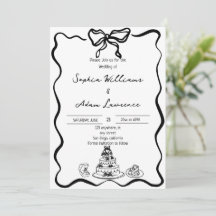 Handgezeichnete Hochzeit