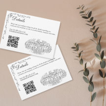 Handgezeichnete Hochzeitsstätte Mansion Illustrati