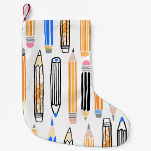 Handgezeichnete Illustration Kleiner Weihnachtsstrumpf