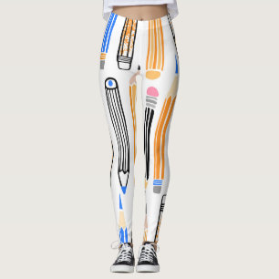 Handgezeichnete Illustration Leggings