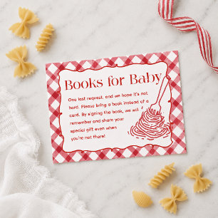 Handgezeichnete italienische Bücher für Baby Begleitkarte