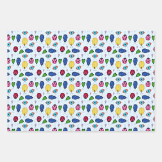 Handgezeichnete Käfersammlung-Wrap-Papier Geschenkpapier Set