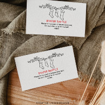 Handgezeichnete kleine Babywindeln