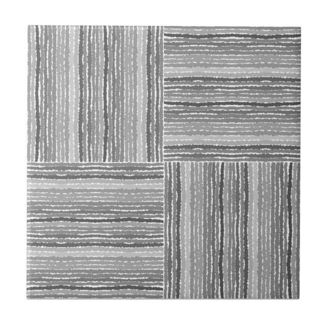 Handgezeichnete Korbflechte Fliese (Vorderseite)