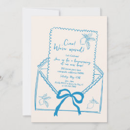 Handgezeichnete Lemon Housewarming Party Einladung