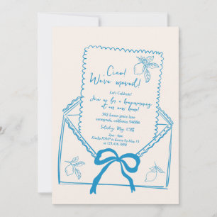 Handgezeichnete Lemon Housewarming Party Einladung