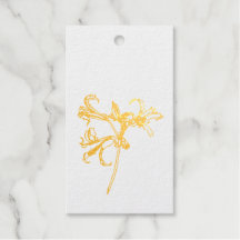 Handgezeichnete Linie blühende Lilienblüte Blume.