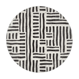Handgezeichnete Linien, grungige nahtlose Textur. Schneidebrett