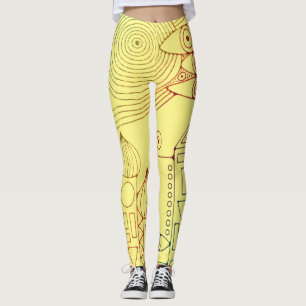 Handgezeichnete Linien von EDDArt - Komm zusammen Leggings