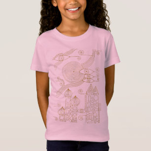 Handgezeichnete Linien von EDDArt - zusammenkommen T-Shirt