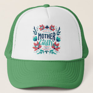 Handgezeichnete Mutter Erde Tag Design-23184 Hoodi Truckerkappe