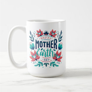 Handgezeichnete Mutter Erde Tag Design-23184 Kaffeetasse