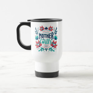 Handgezeichnete Mutter Erde Tag Design-23184 Reisebecher